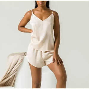 Ettitude Sateen Camisole (Oat) XS